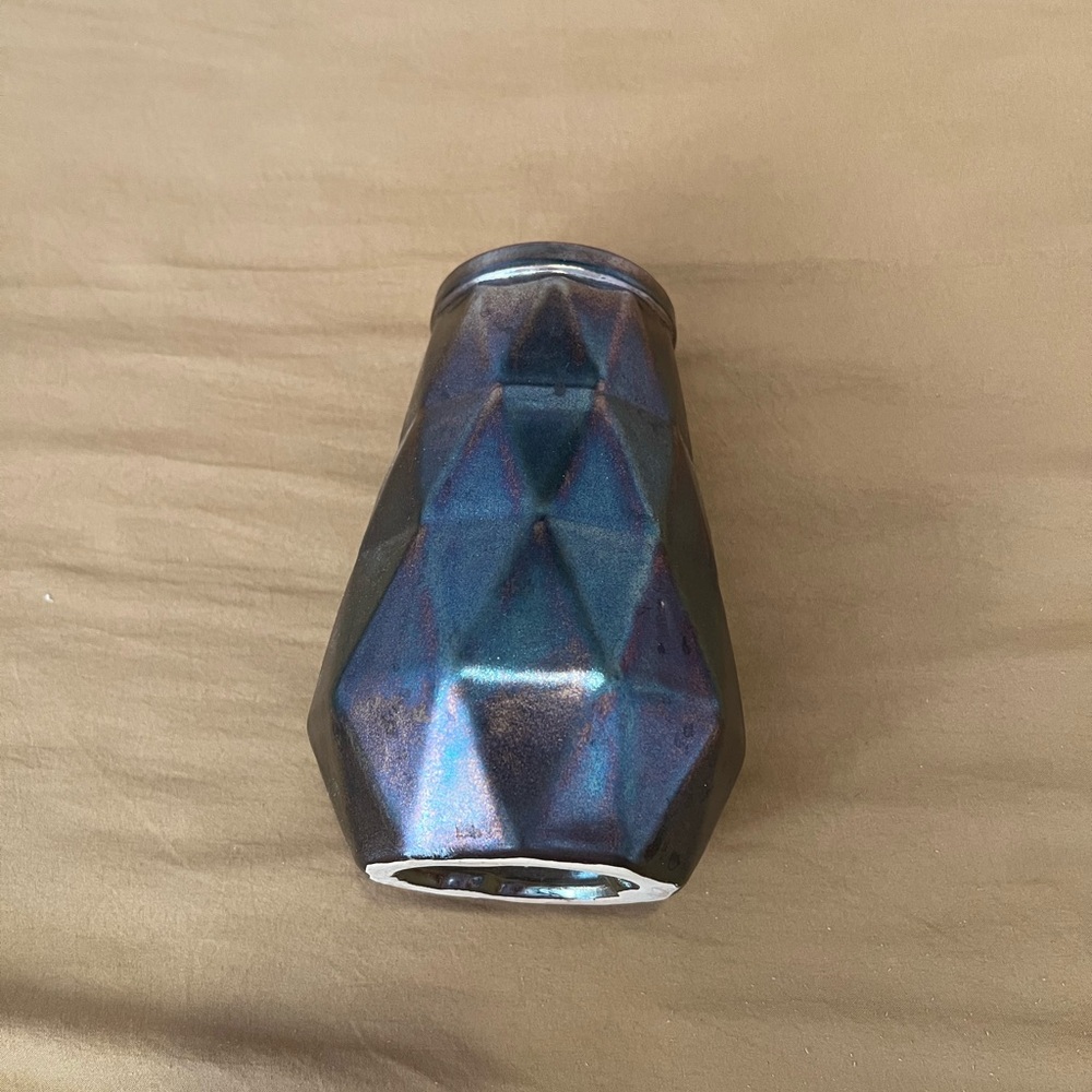 Iridescent Geometric pretty Vase